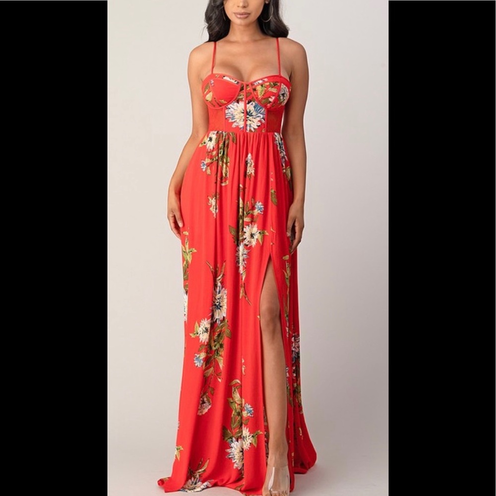 Beautiful Flower Maxidress
